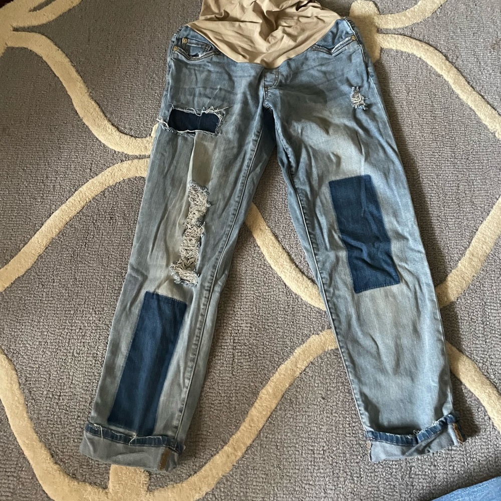 Pea in pod maternity fashion jeans